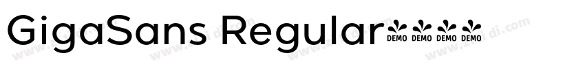 GigaSans Regular字体转换